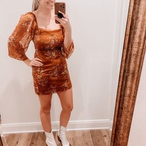 Forever 21 open back mini dress